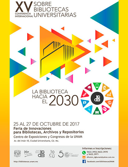 Portada del programa de la XV CIBU llevada a cabo en el año 2027